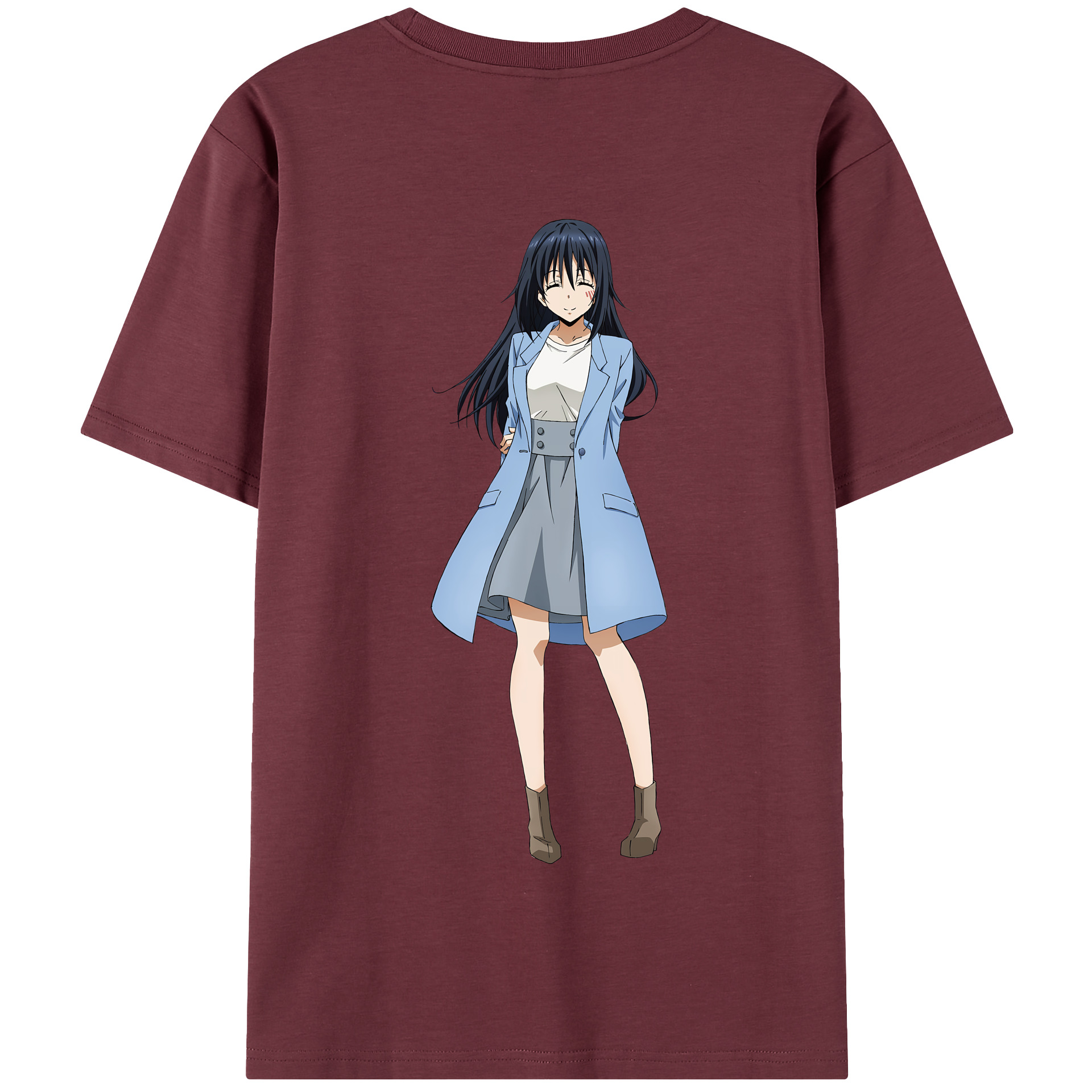（画像用） 転スラ Regarding Reincarnated to Slime 綿100％半袖Tシャツ（背面プリント）